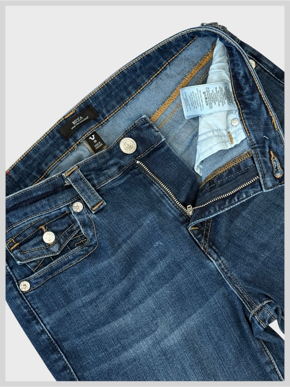 True Religion Becca Mid Rise Bootcut Jean - Picture 4 of 16